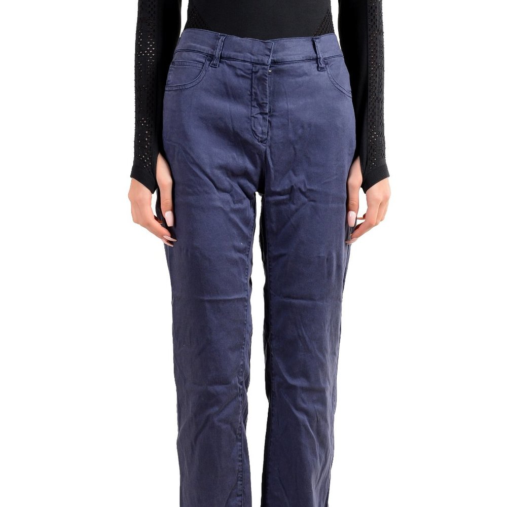 Maison Margiela MM6 Women's Dark Blue Casual Pants
